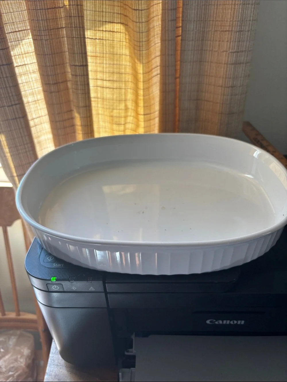 CorningWare French White casserle